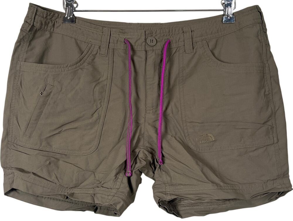The Northface Military Women's Shorts Brown Size 14 Mini